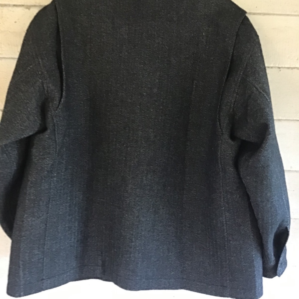 Doen Pascual Herringbone Coat Jacket, NWT M - Picture 3 of 7